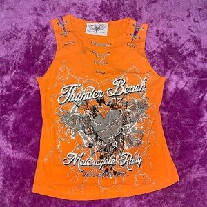 V-Twin Motorcycle Rally Thunder Beach Tank Top Panama City Beach, Florida